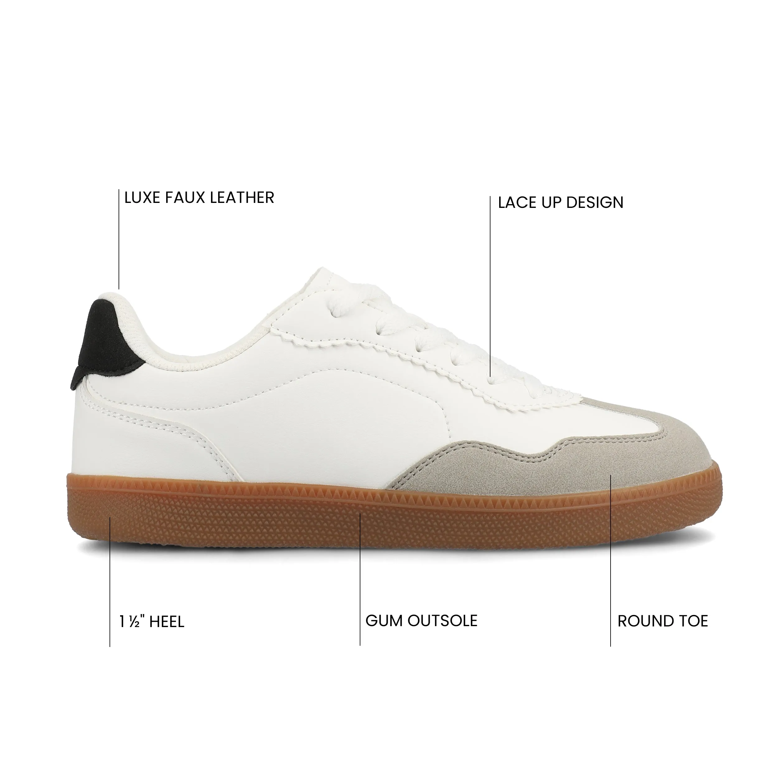 LUMMIE CASUAL LACE UP SNEAKERS