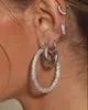 LUV AJ BABY AMALFI TUBE HOOPS IN SILVER