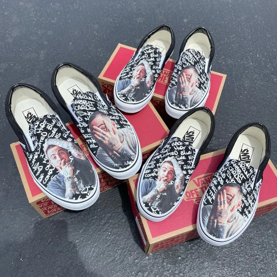 Mac Miller Custom Sneakers - Slip Ons