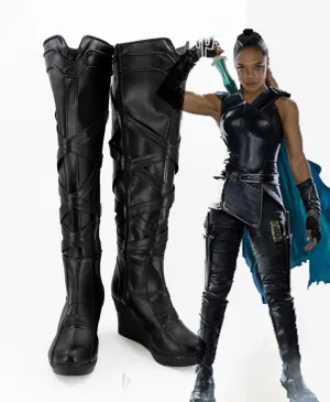 Marvel Movie Thor: Ragnarök Valkyrie Cosplay Shoes Boots Custom Made for Adult Men and Women Halloween Carnival