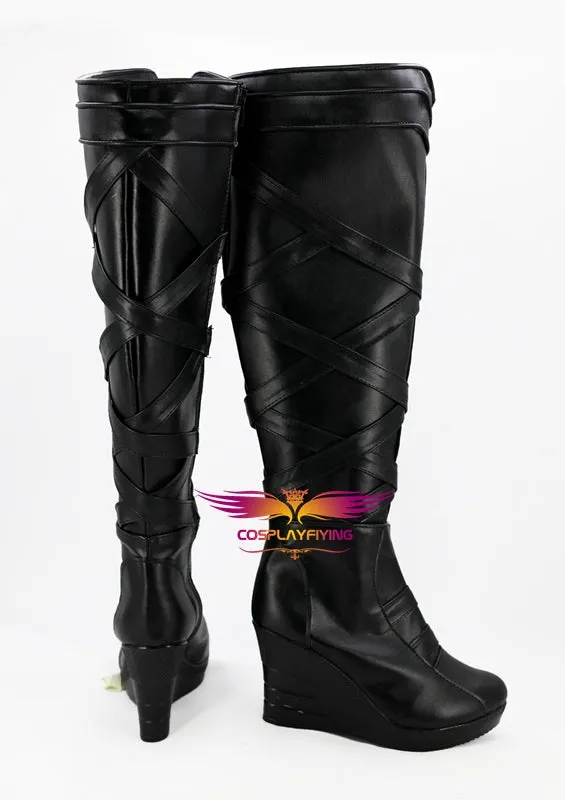 Marvel Movie Thor: Ragnarök Valkyrie Cosplay Shoes Boots Custom Made for Adult Men and Women Halloween Carnival