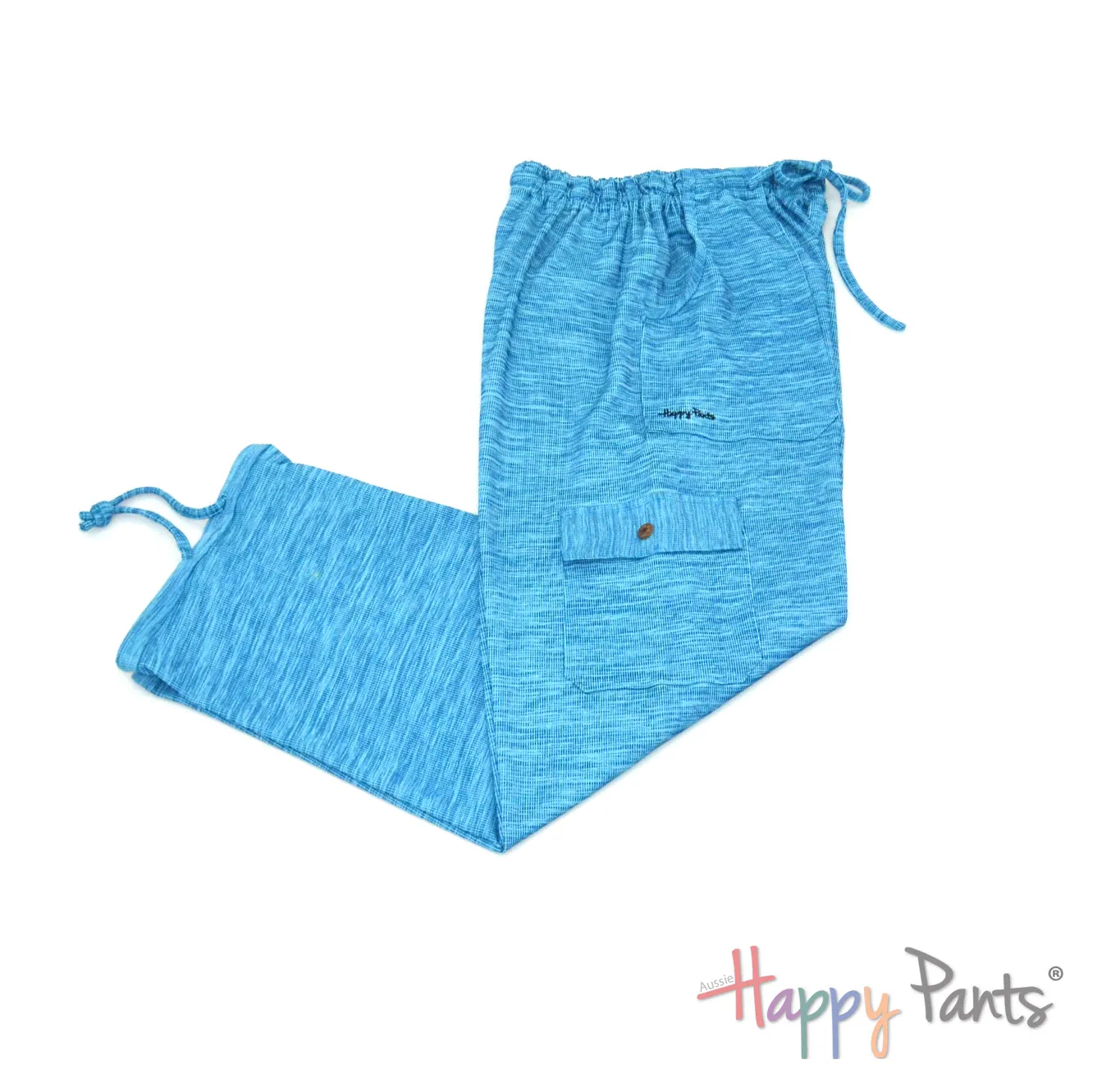 Maui Mist Aqua Men Happy Pants