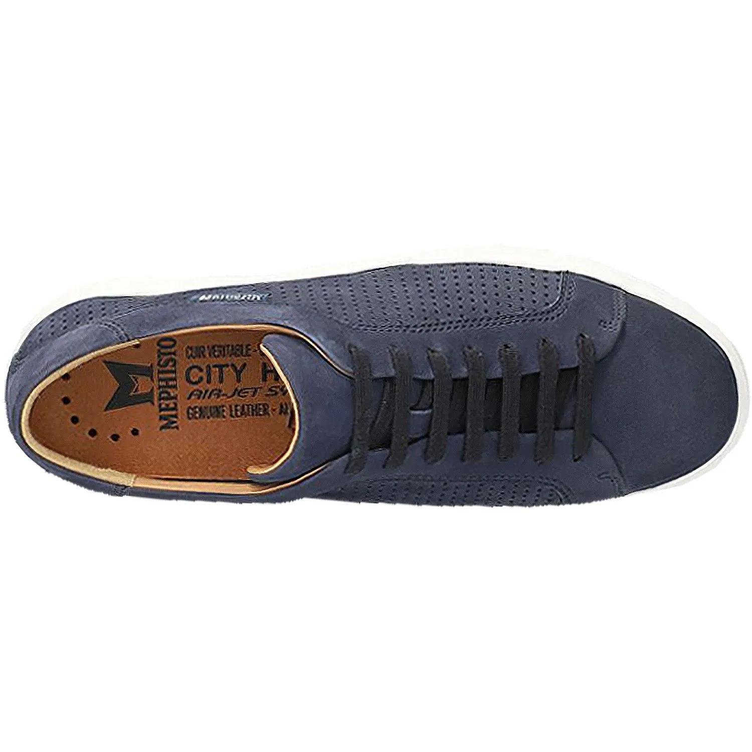 Men's Mephisto Carl Perf Navy Nubuck