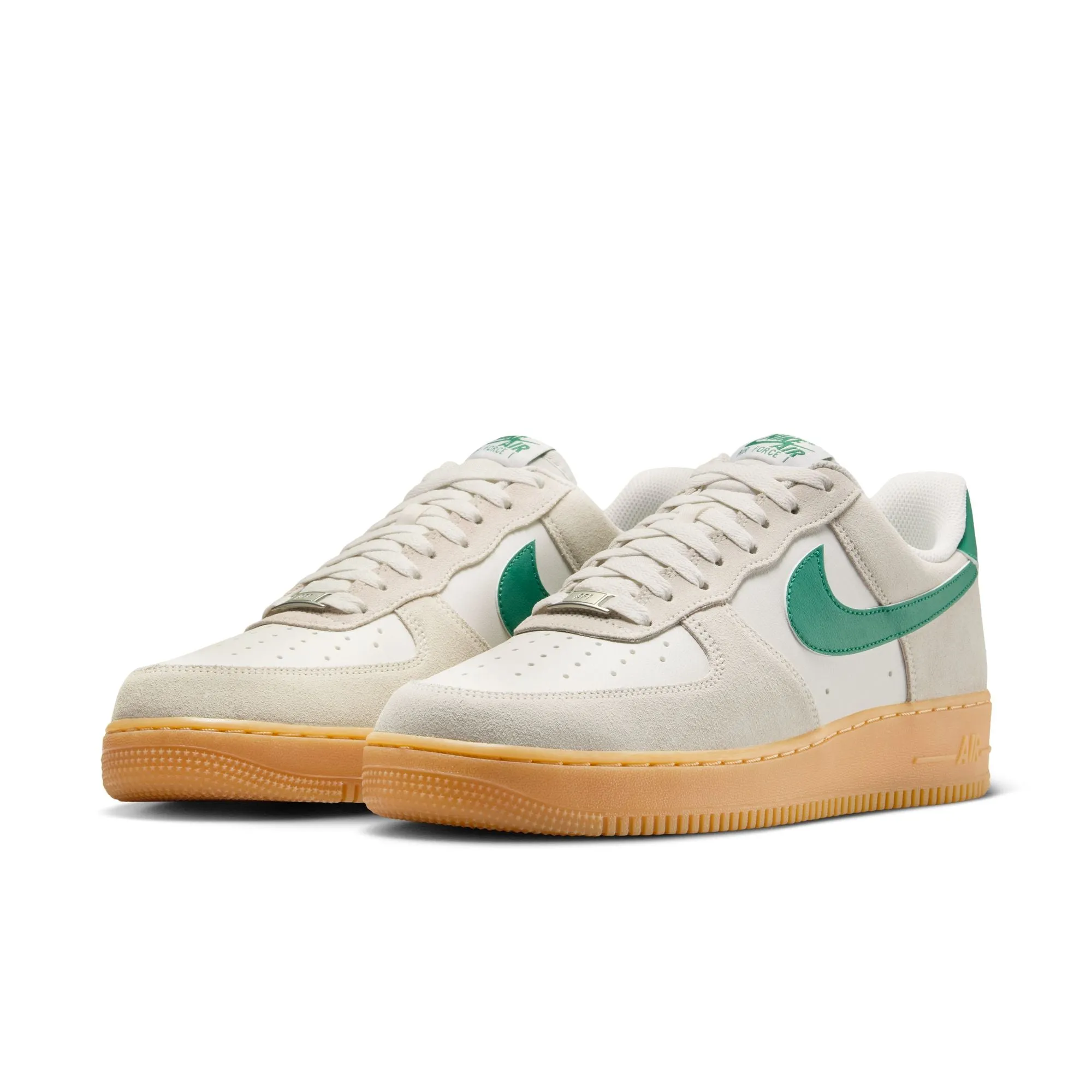 MENS NIKE AIR FORCE 1 '07 LV8 (PHANTOM/MALACHITE/GUM YELLOW)