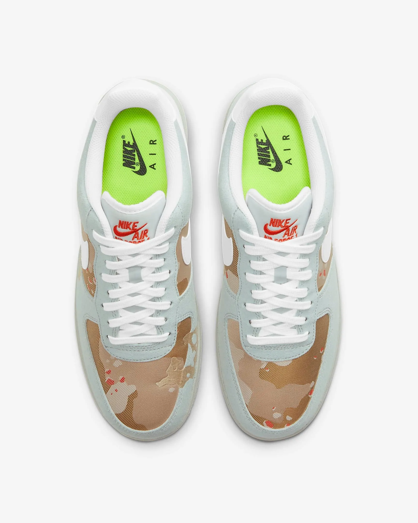 Men's Nike Air Force 1 '07 LX "Desert Camo" (Photon Dust/Team Orange/Grain)(DD1175-001)