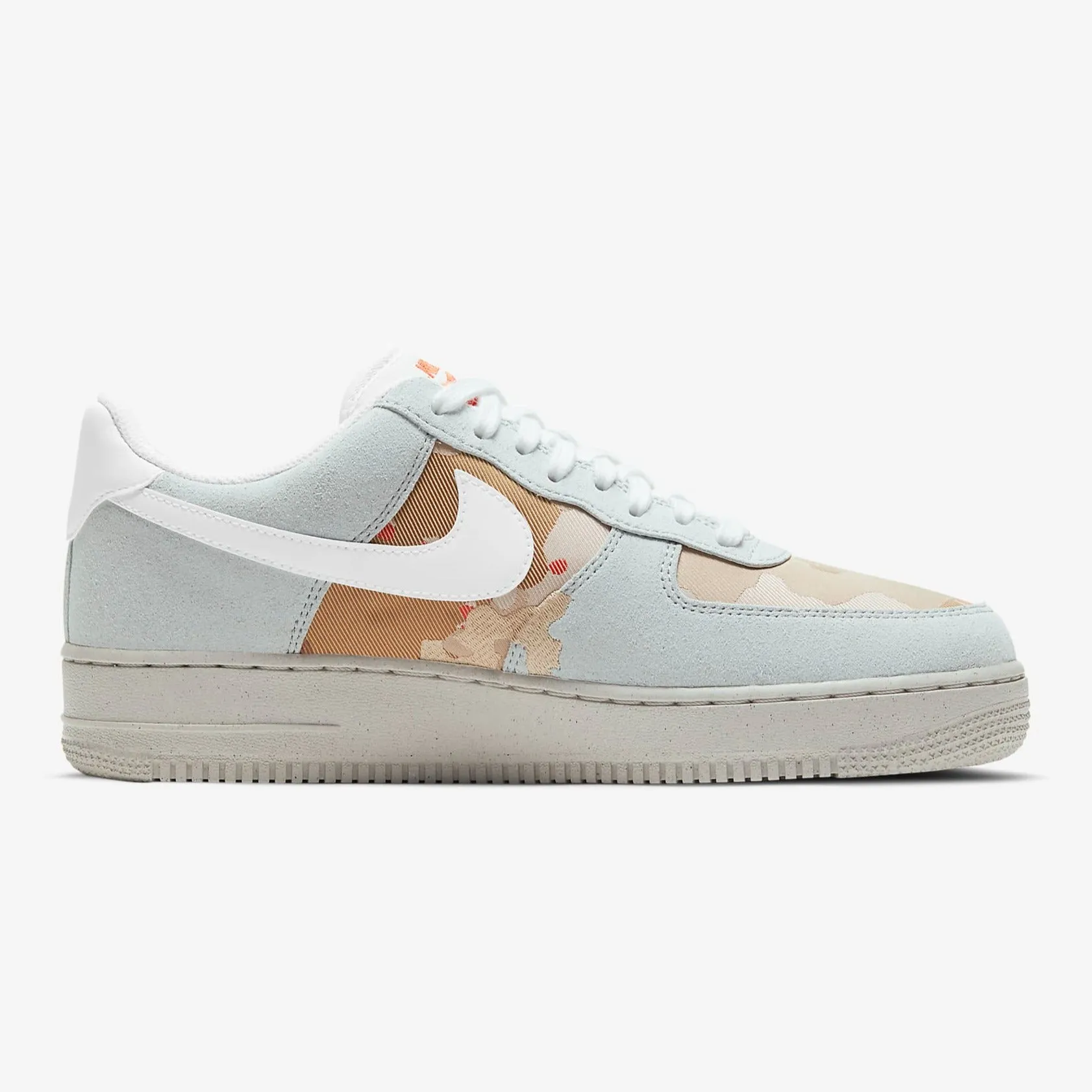 Men's Nike Air Force 1 '07 LX "Desert Camo" (Photon Dust/Team Orange/Grain)(DD1175-001)
