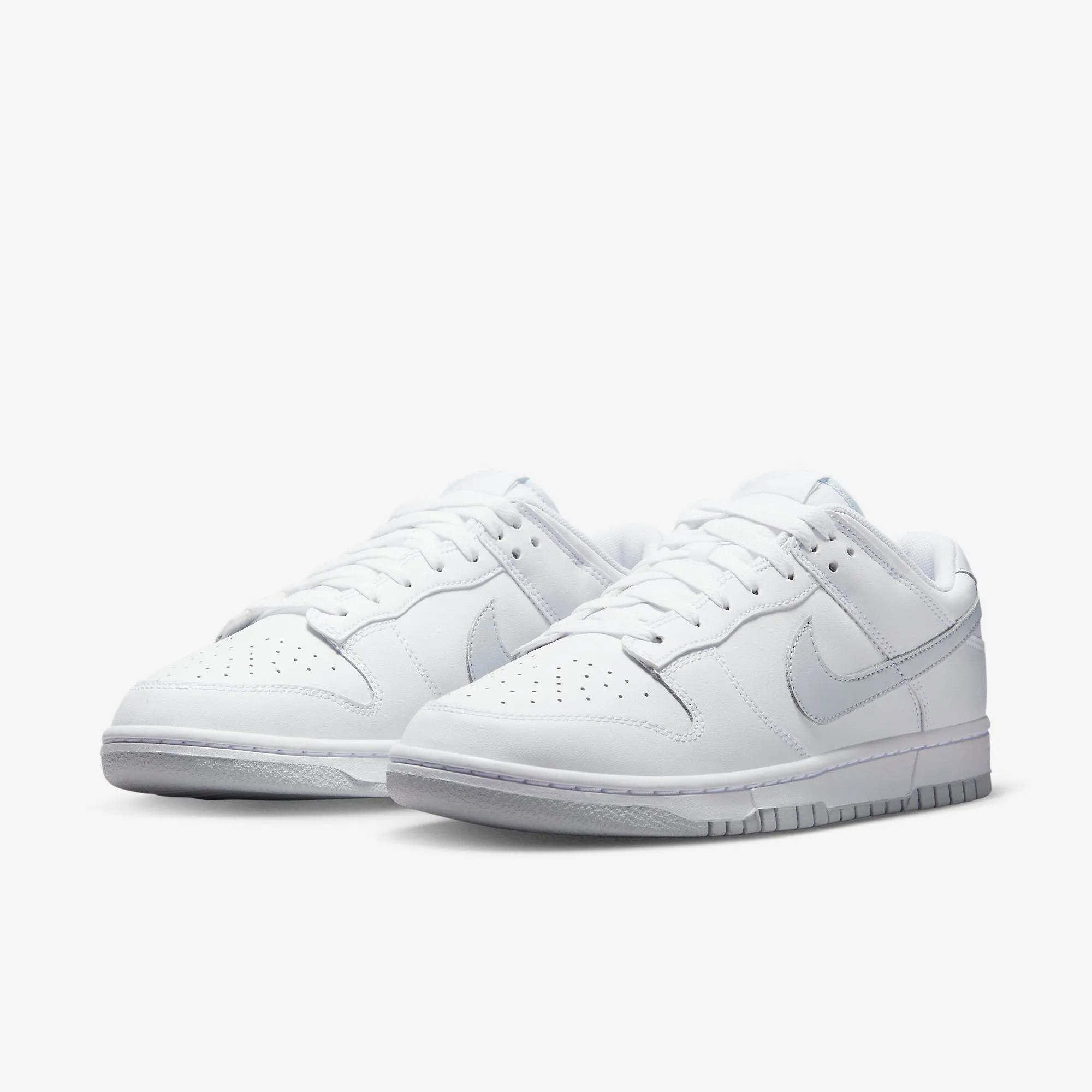 Men's Nike Dunk Low (Pure Platinum/White)(DV0831-101)