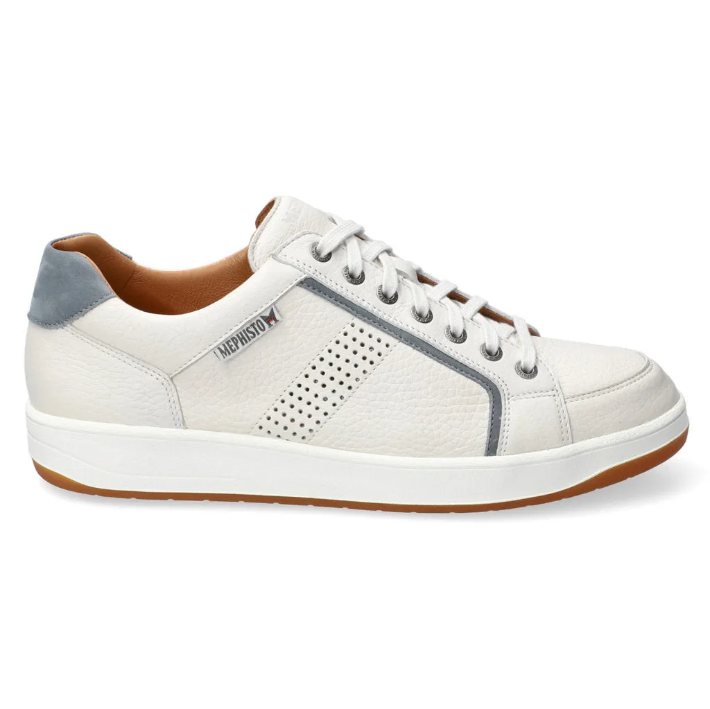 Mephisto Harrison Full Grain Leather Men's Low Top Trainers