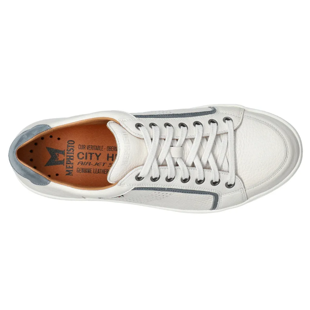 Mephisto Harrison Full Grain Leather Men's Low Top Trainers