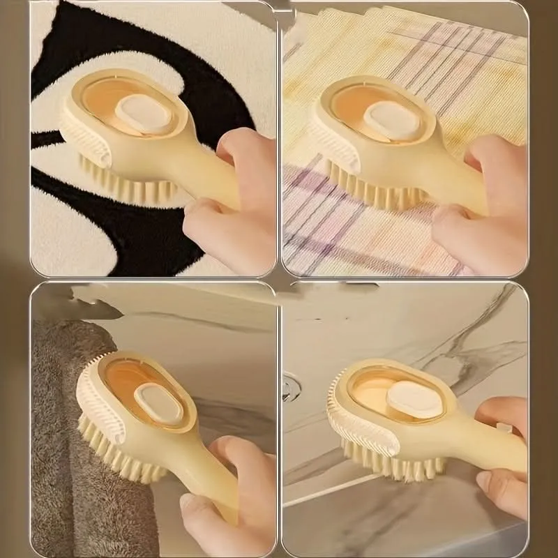 Multifunctional Shoe Cleaning Brush with Soap Dispenser