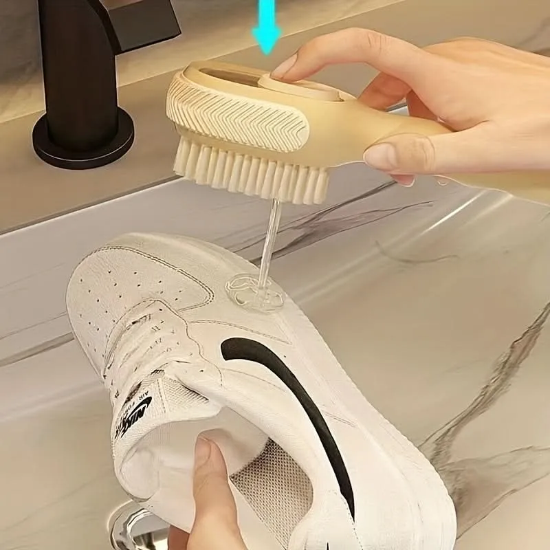 Multifunctional Shoe Cleaning Brush with Soap Dispenser