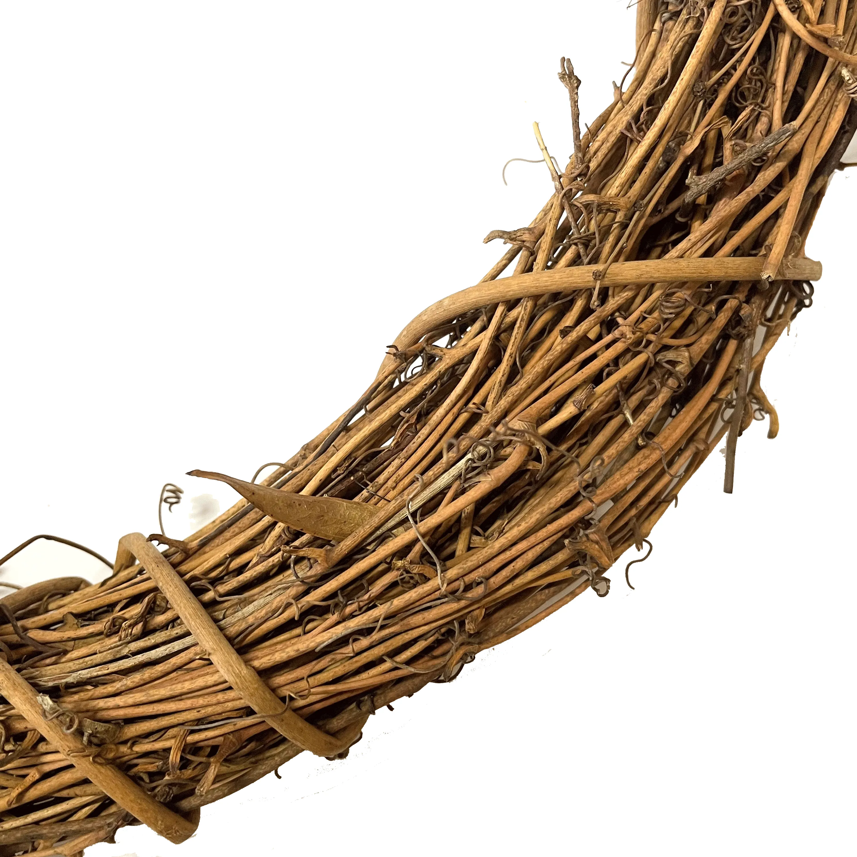 Natural Thick Grapevine Christmas Wreath Hoop XX Large 20" (50cm) CIRCLE XXL