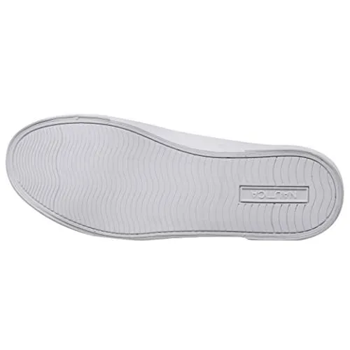 Nautica Men's Fashion Sneaker, Classic Low Top Loafer, Casual Lace-Up Shoe-Graves-White/Navy-7.5