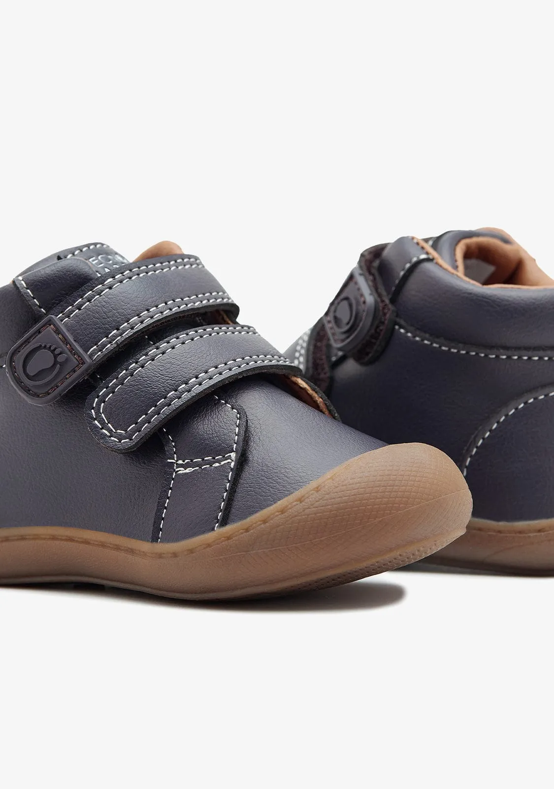Navy Respectful Ankle Boots