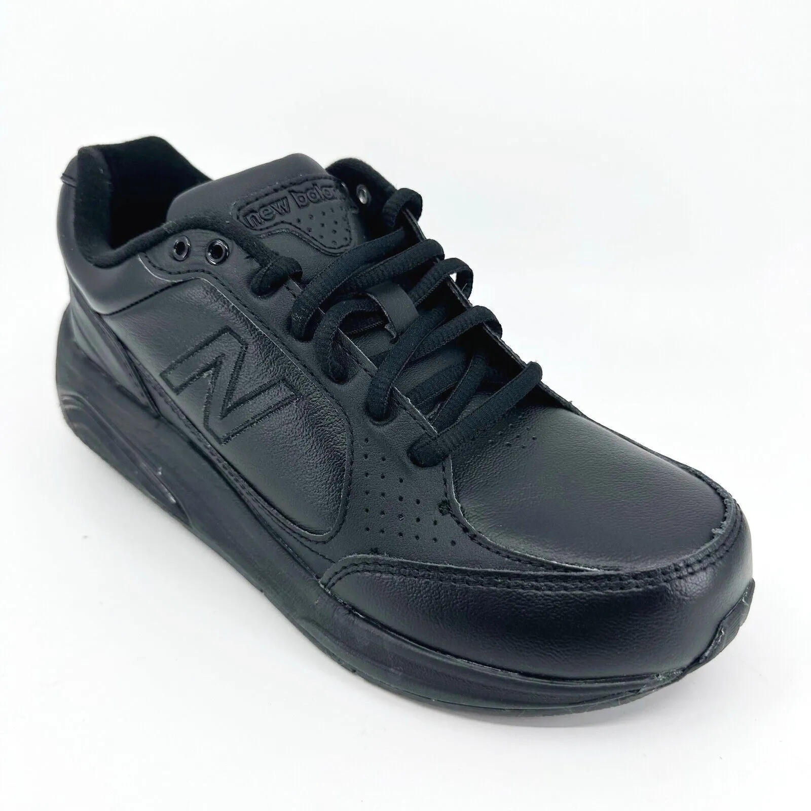 New Balance 928 Black Roll Bar Womens Leather Walking Sneakers WW928BK