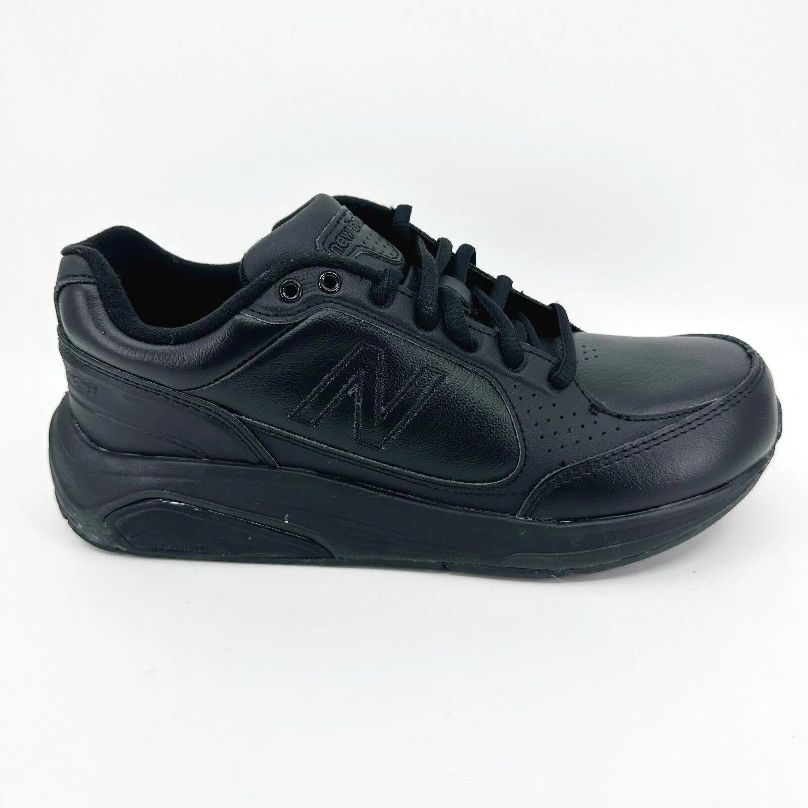New Balance 928 Black Roll Bar Womens Leather Walking Sneakers WW928BK