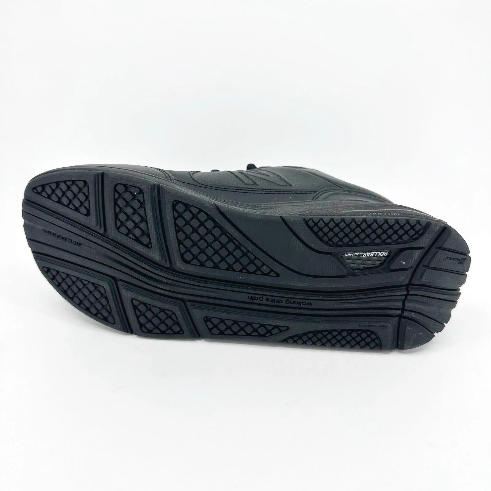 New Balance 928 Black Roll Bar Womens Leather Walking Sneakers WW928BK