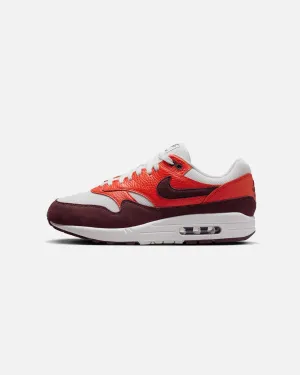 Nike Air Max 1 Summit White/Burgundy