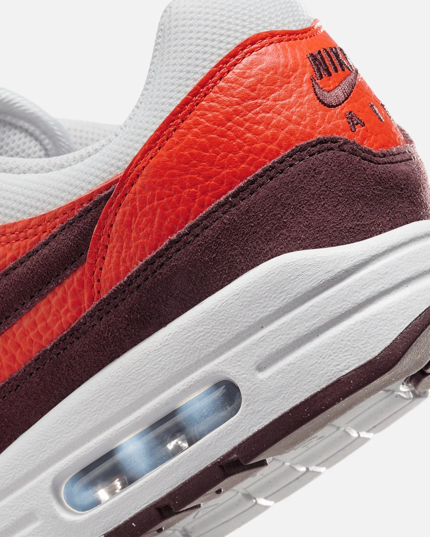 Nike Air Max 1 Summit White/Burgundy