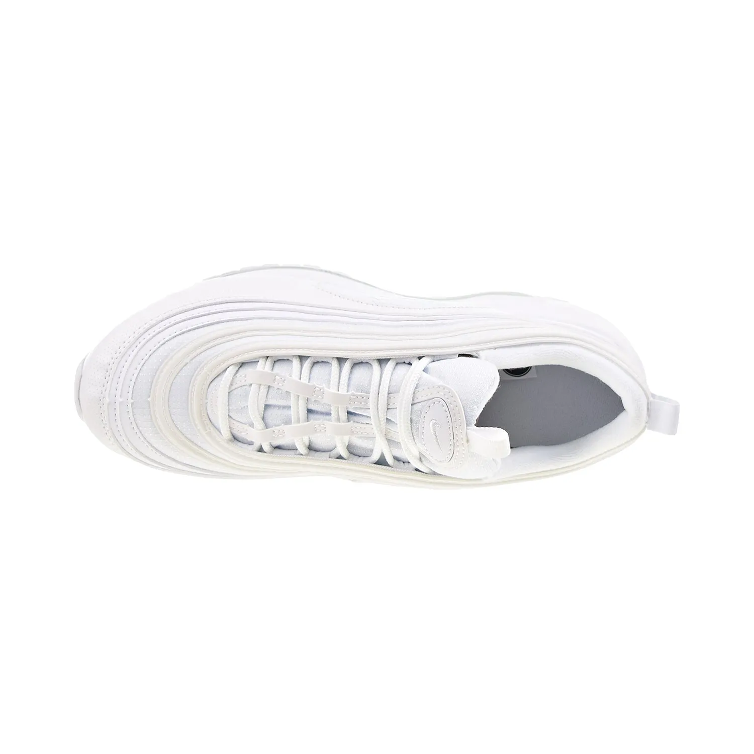 Nike Air Max 97 (GS) Big Kids' Shoes White-Metallic Silver