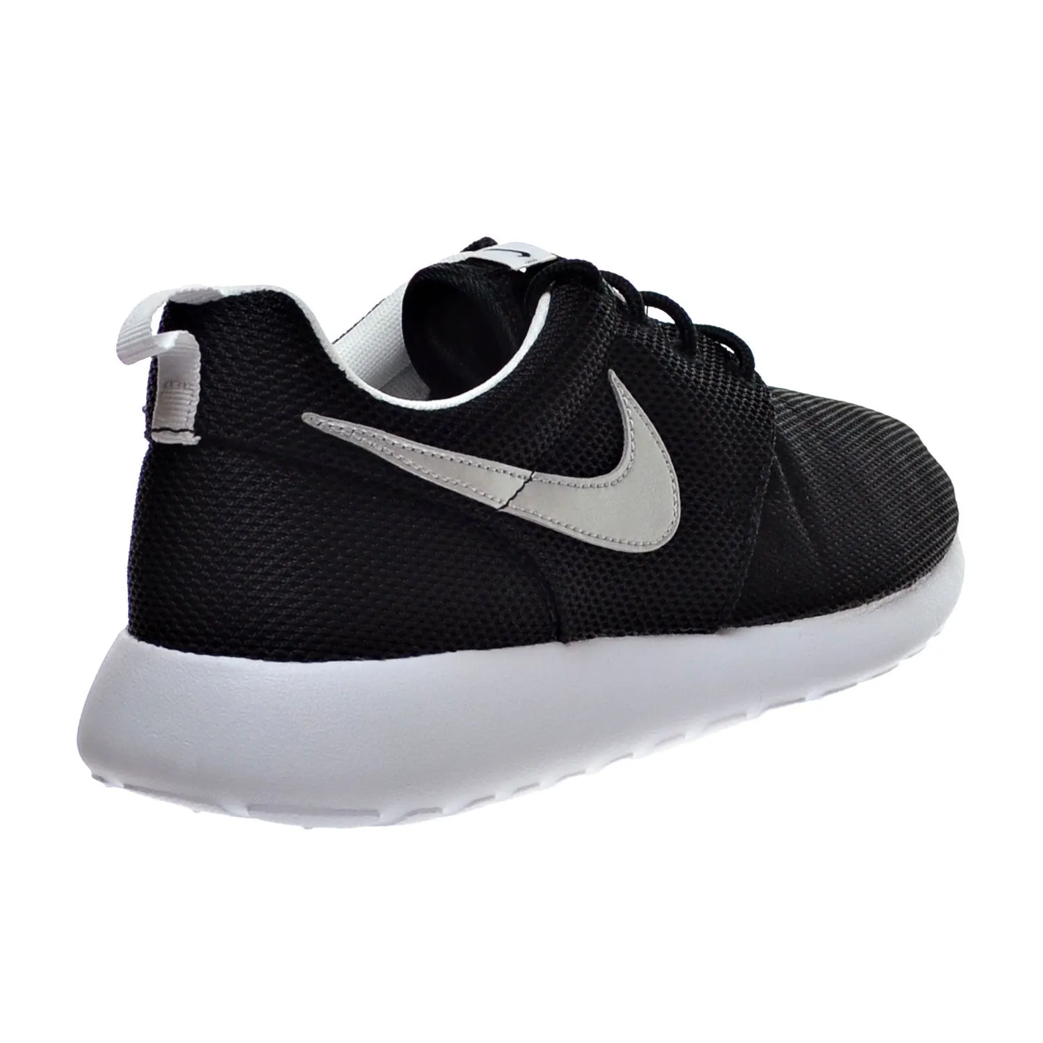 Nike Air Roshe One (GS) Big Kid's Shoes Black/Metallic Silver/White