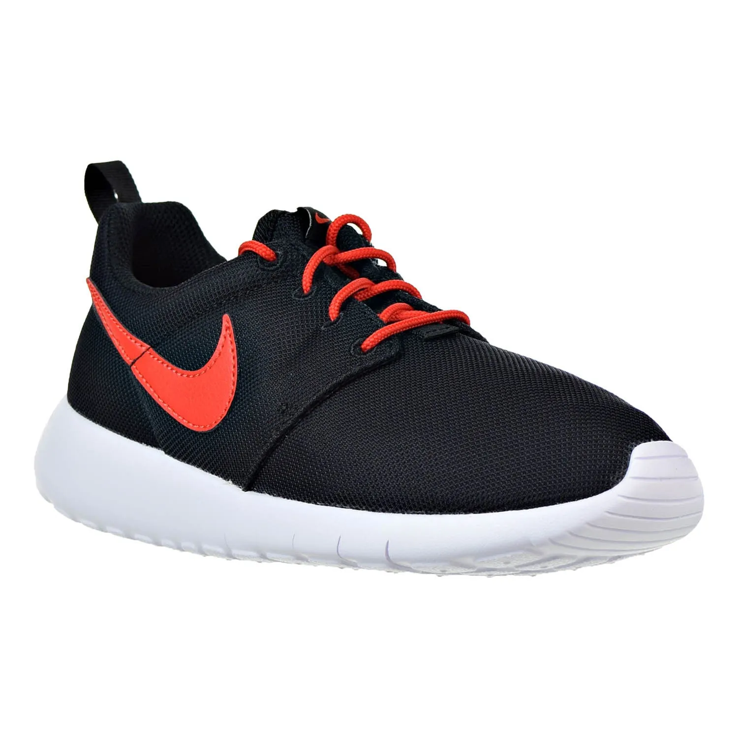 Nike Roshe One Big Kids (GS) Shoes Black/Max Orange-White