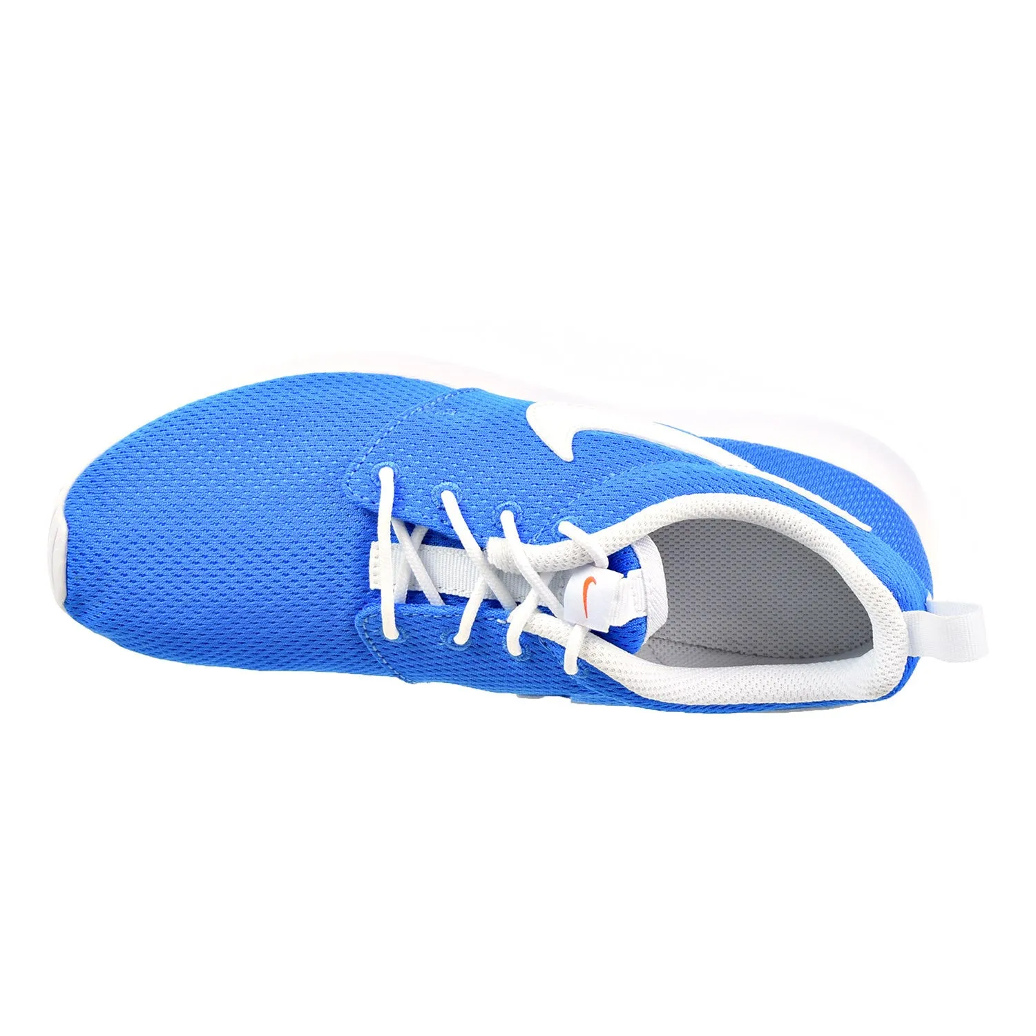 Nike Roshe One Big Kid's Shoes Photo Blue/White/Safety Orange