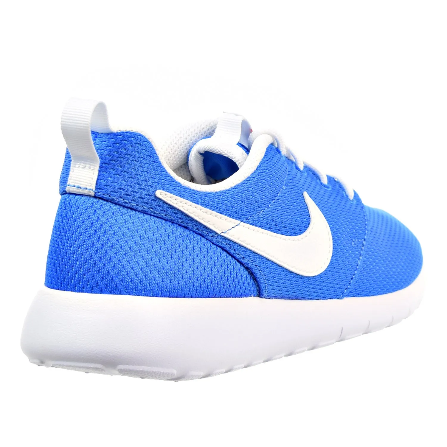 Nike Roshe One Big Kid's Shoes Photo Blue/White/Safety Orange