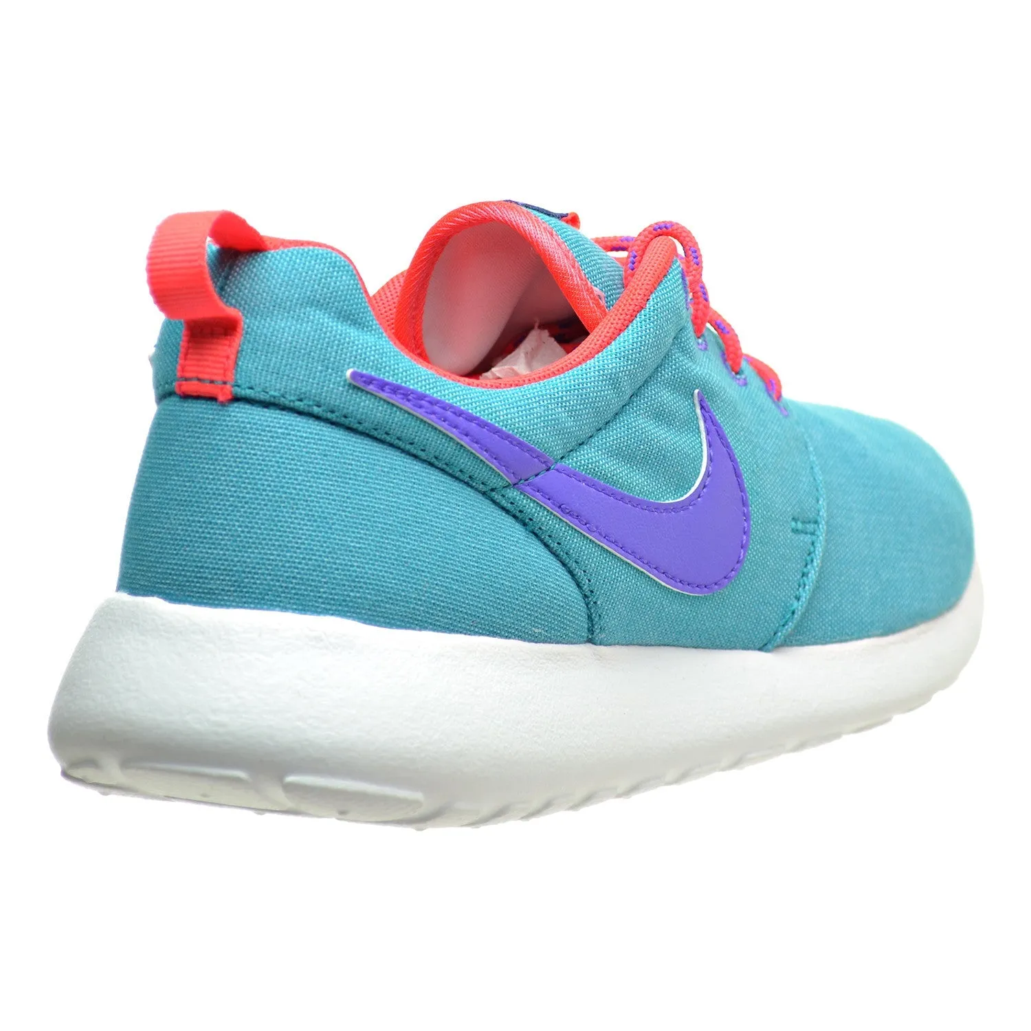 Nike Roshe Run (GS) Big Kids Shoes Turbo Green/Purple Venom-Laser Crimson-White