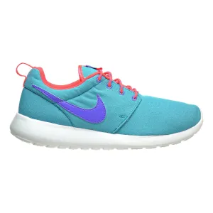 Nike Roshe Run (GS) Big Kids Shoes Turbo Green/Purple Venom-Laser Crimson-White