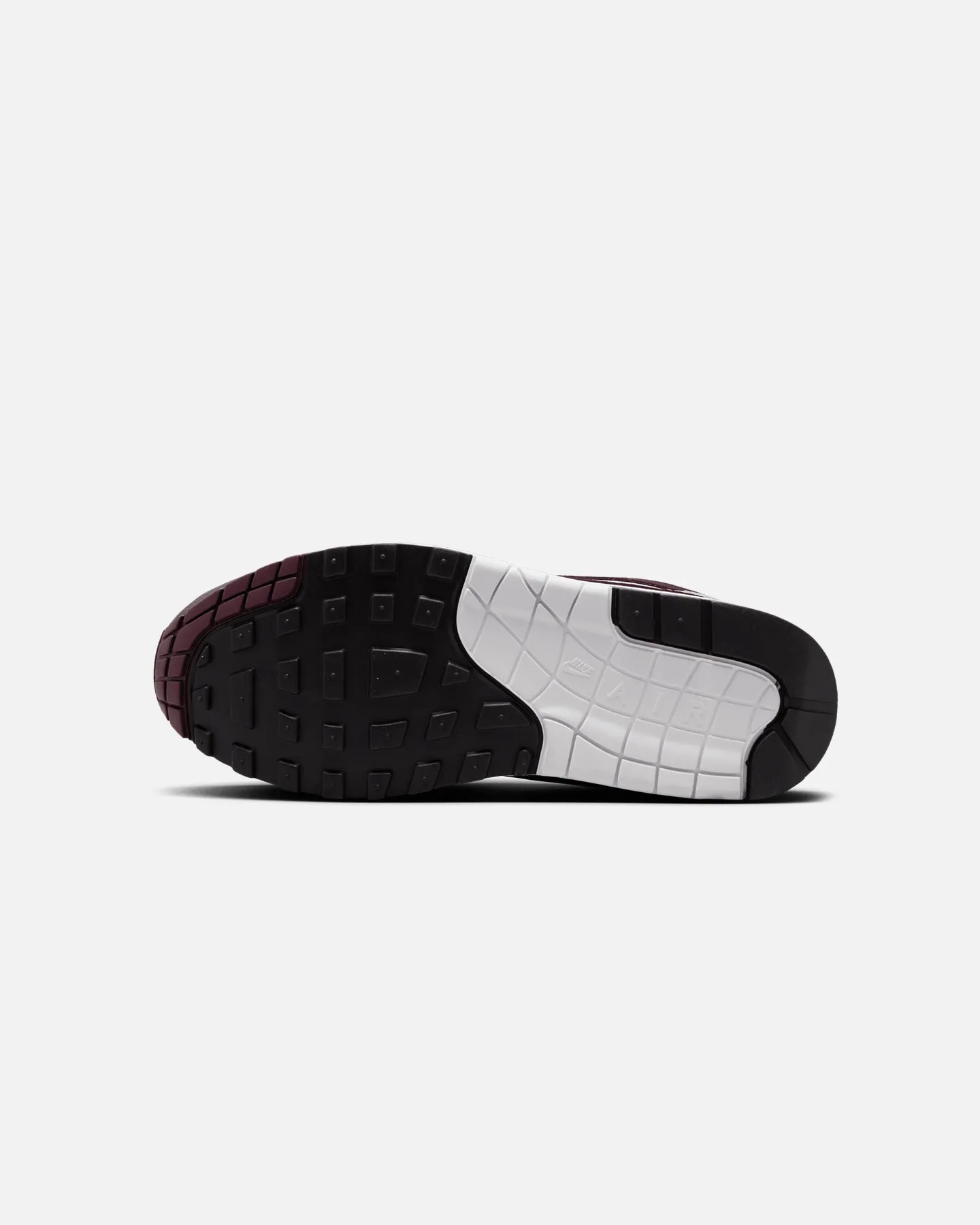 Nike Women's Air Max 1 White/Night Maroon-Phantom Black