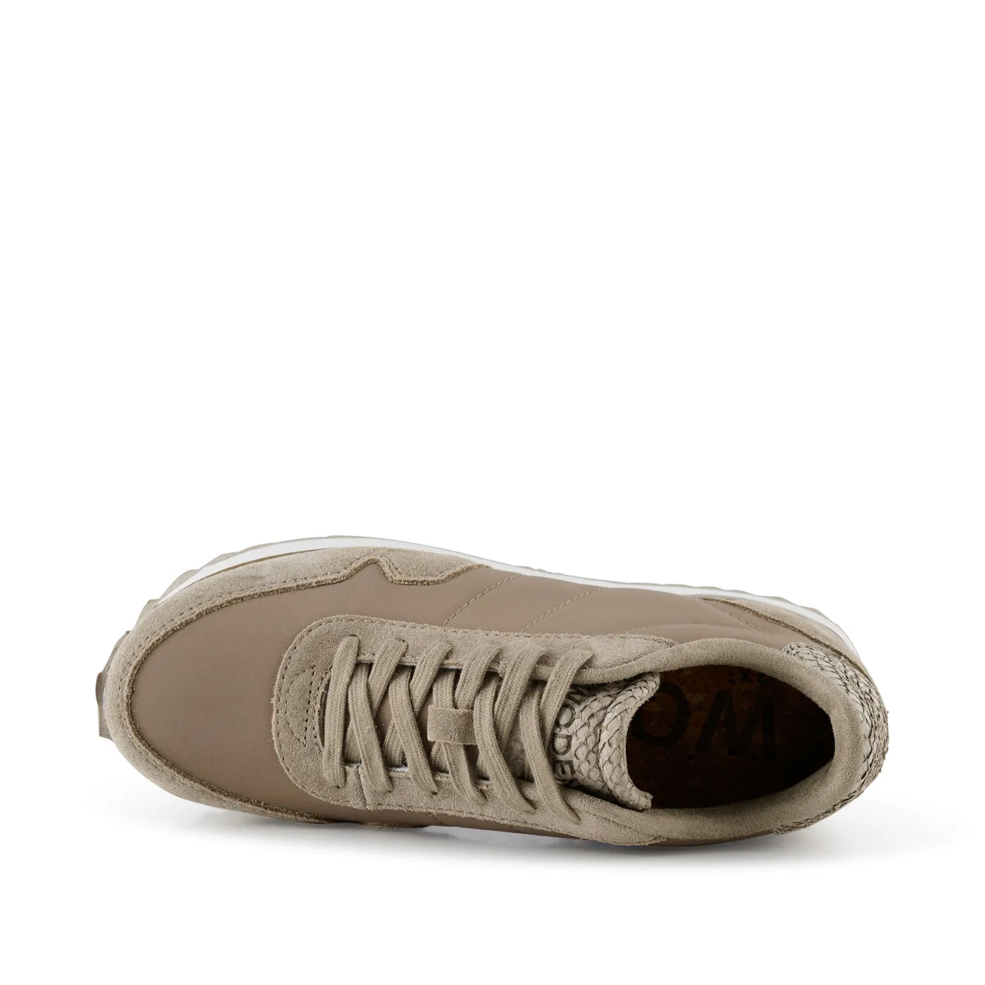 Nora III Leather Plateau - Silver Mink