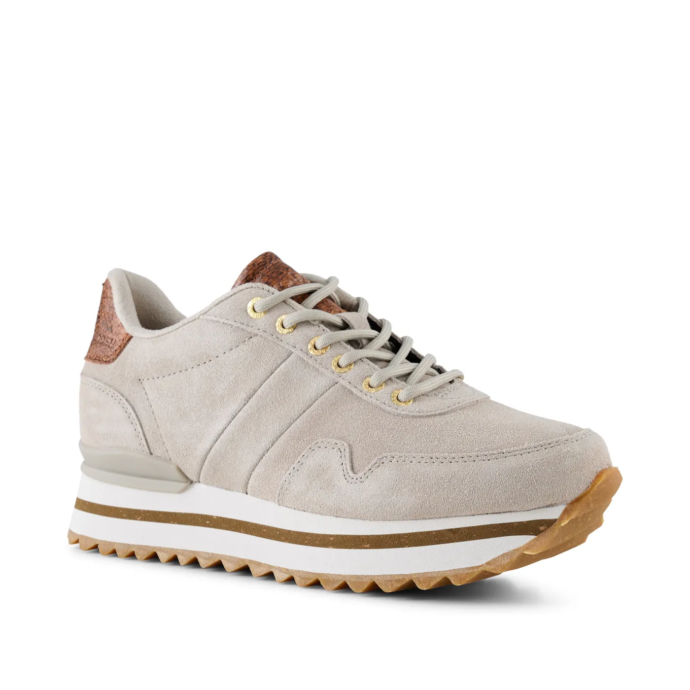 Nora III Suede Plateau - Grey Feather