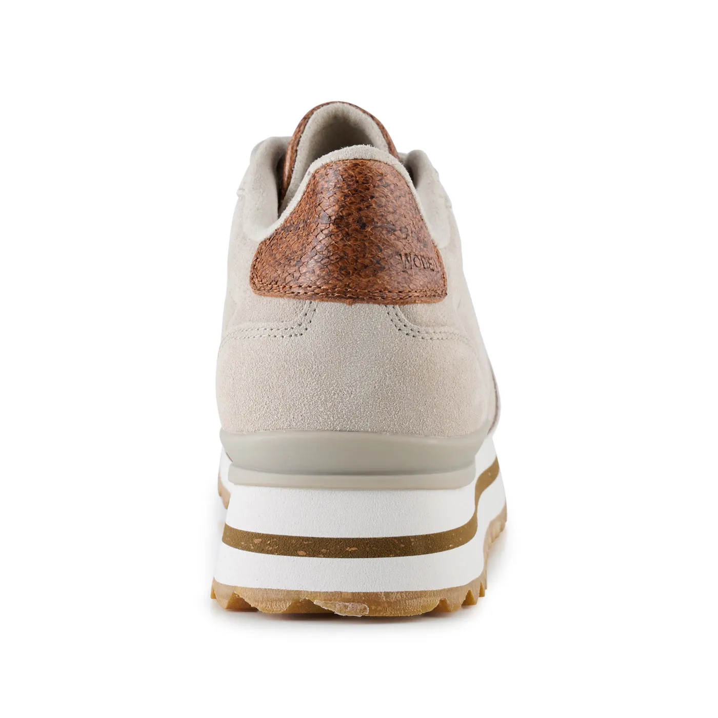 Nora III Suede Plateau - Grey Feather