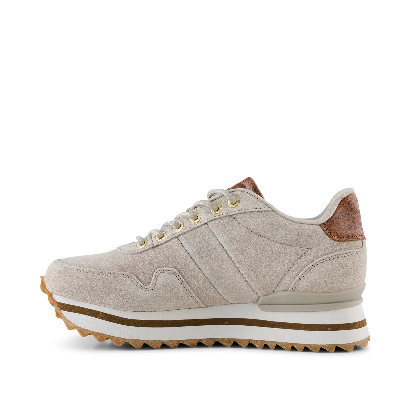 Nora III Suede Plateau - Grey Feather