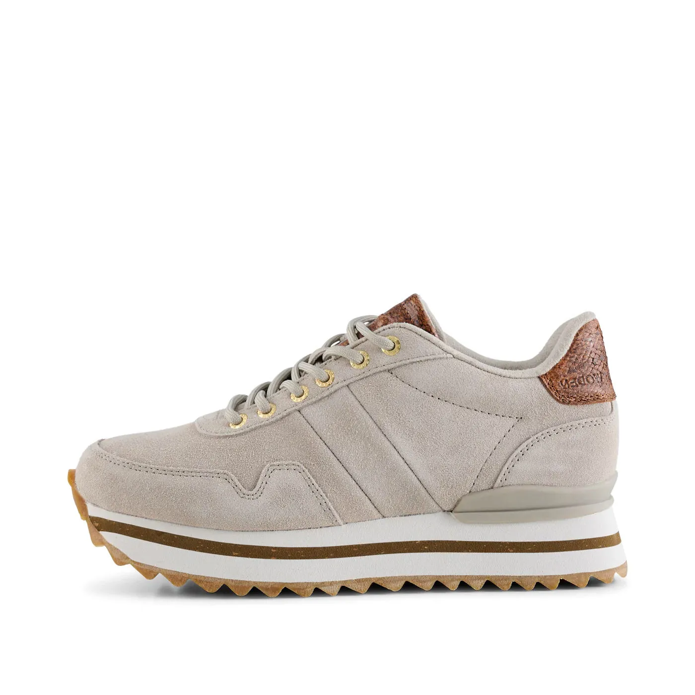 Nora III Suede Plateau - Grey Feather