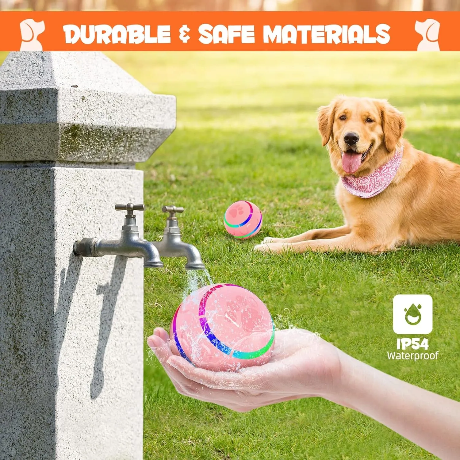 Peppy Pet Ball for Dogs, Interactive Dog Toy