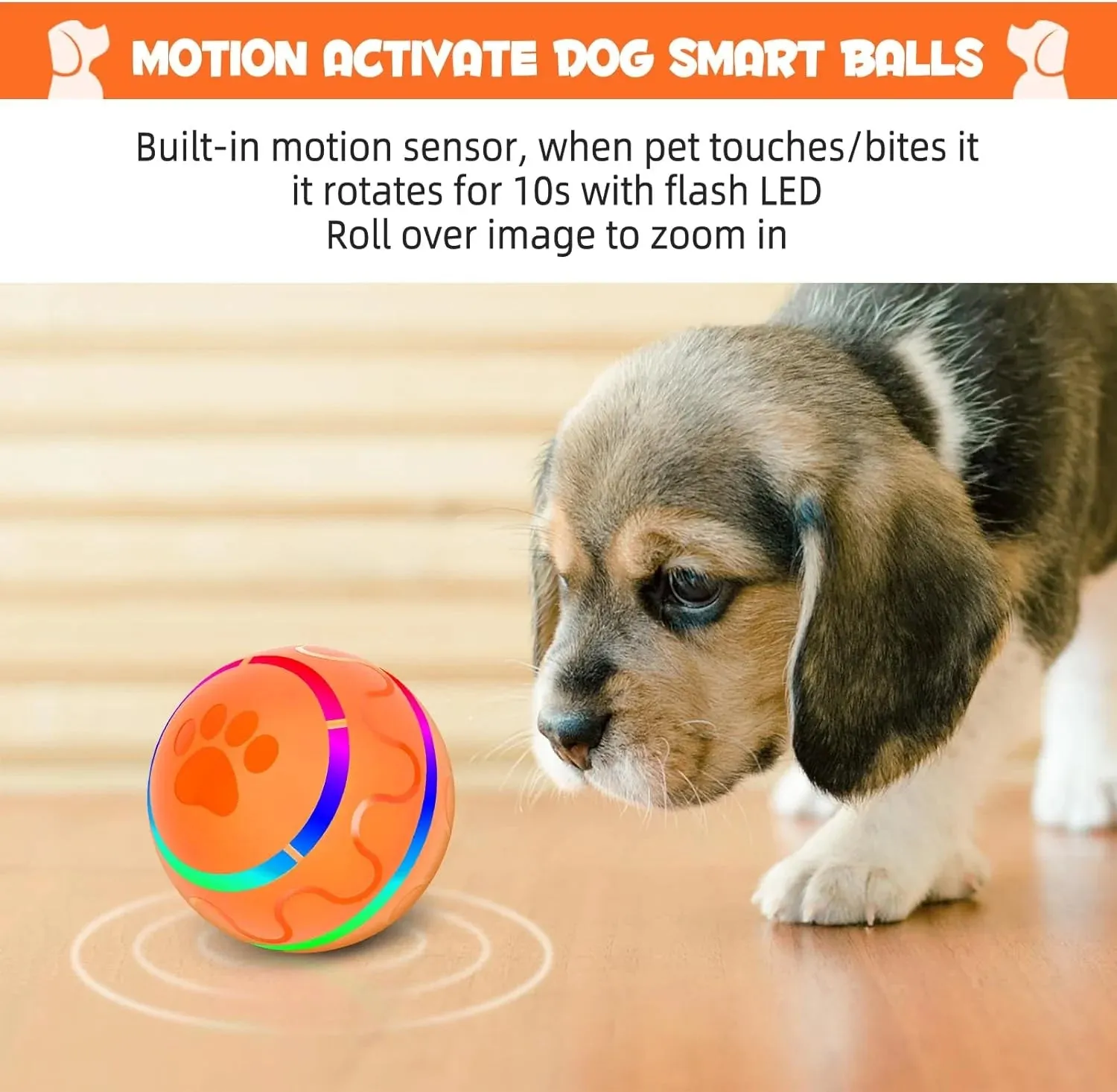 Peppy Pet Ball for Dogs, Interactive Dog Toy