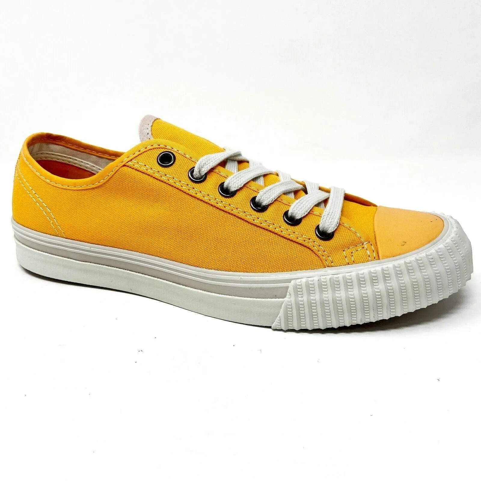 PF Flyers Center Lo Riess Orange White Womens Retro Sneakers PM11CL2D