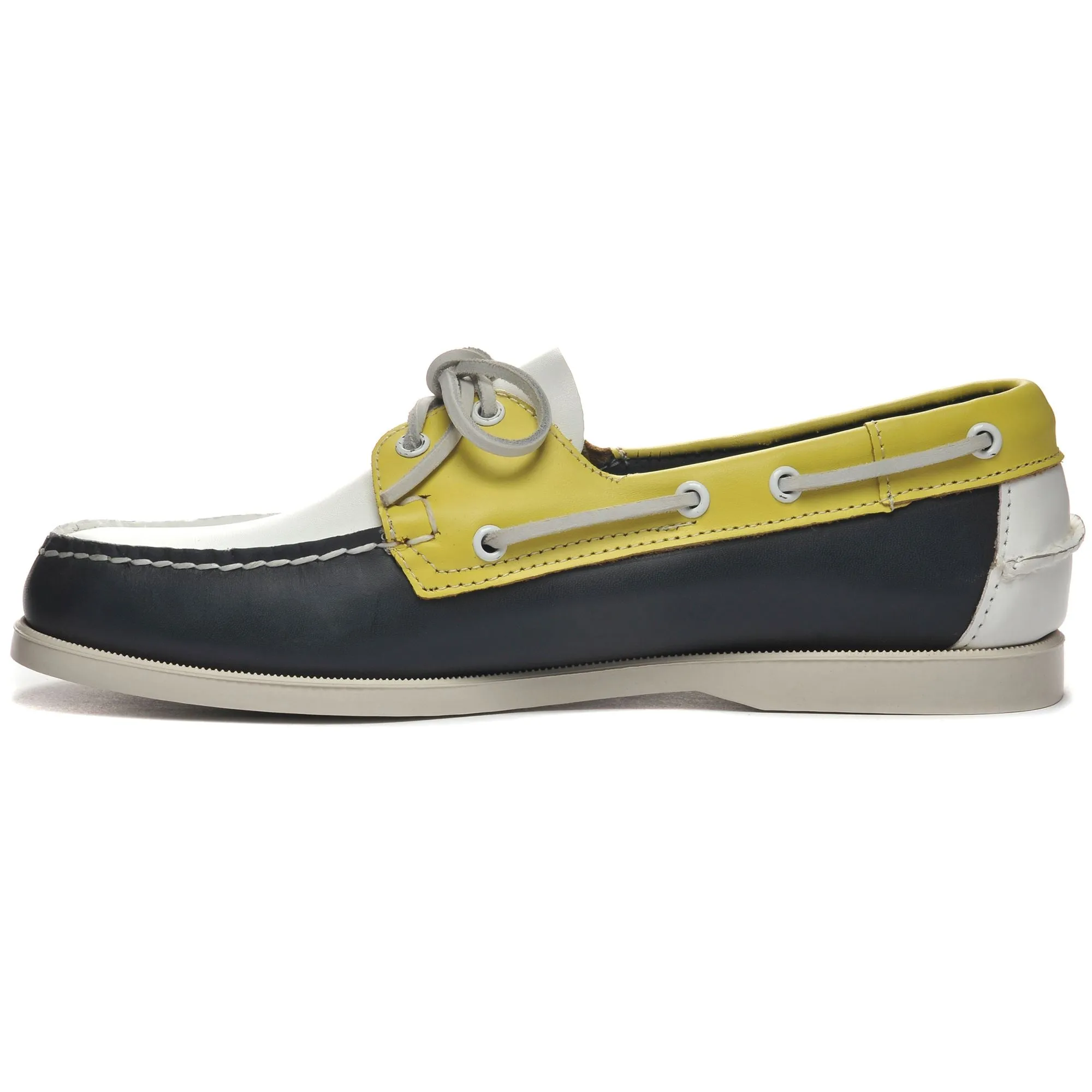 PORTLAND SPINNAKER - Docksides - Mocassin - Man - NAVY-YELLOW-WHITE