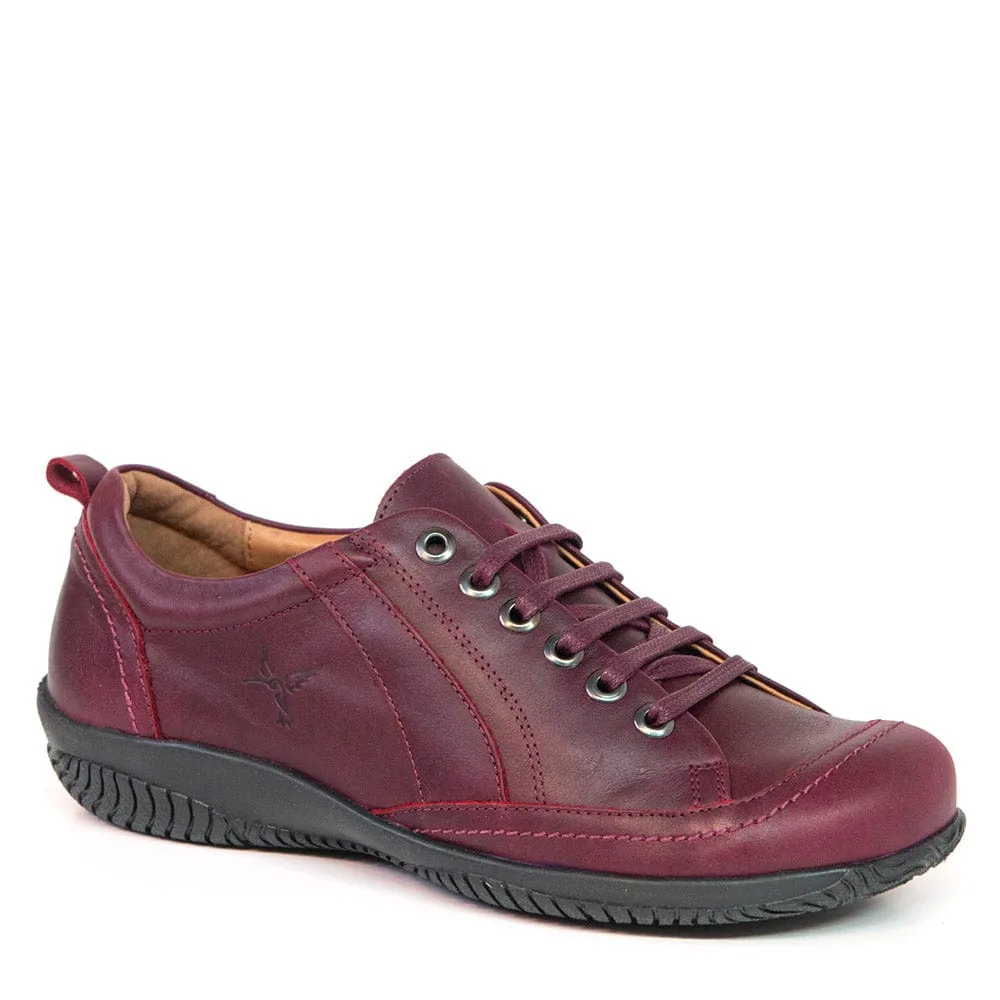 Portofino Women's Walking Shoes ND-12367X - Burgundy