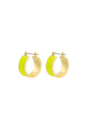 Positano Hoops-Neon Yellow