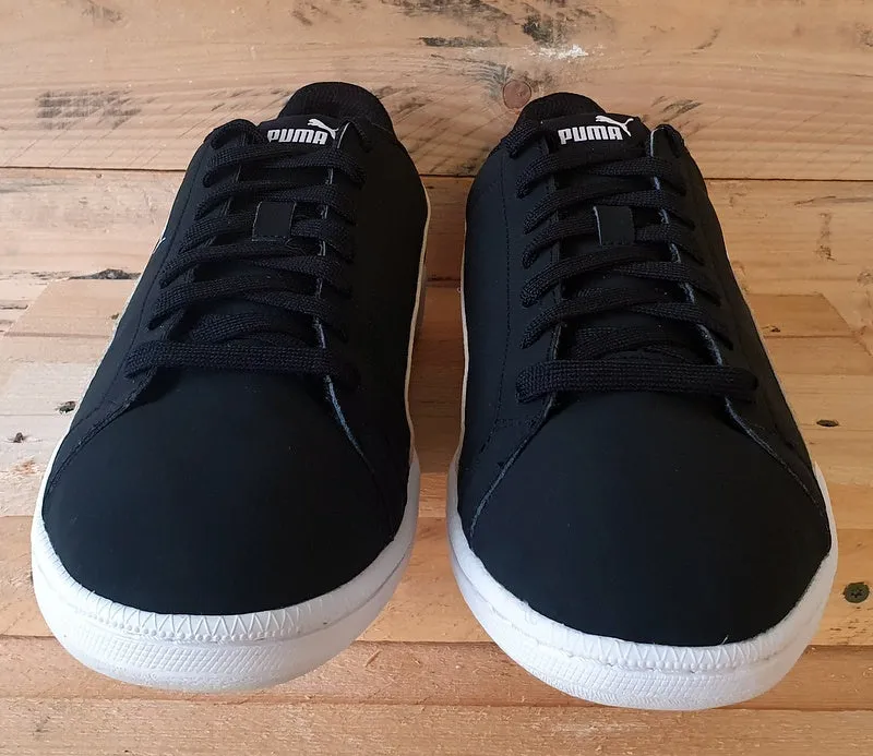 Puma Smash Buck Low Leather Trainers UK10/US11/EU44.5 356753 02 Black/White