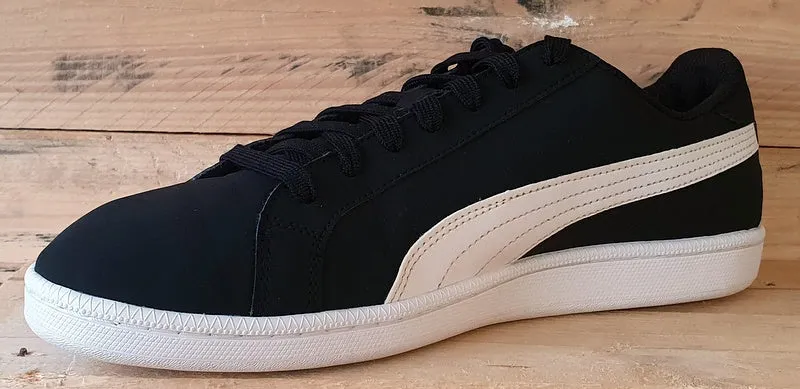 Puma Smash Buck Low Leather Trainers UK10/US11/EU44.5 356753 02 Black/White