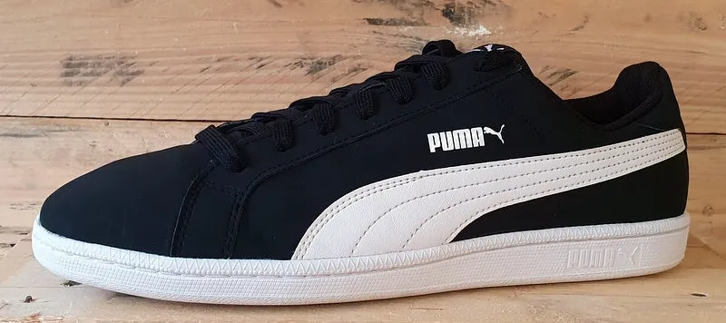 Puma Smash Buck Low Leather Trainers UK10/US11/EU44.5 356753 02 Black/White