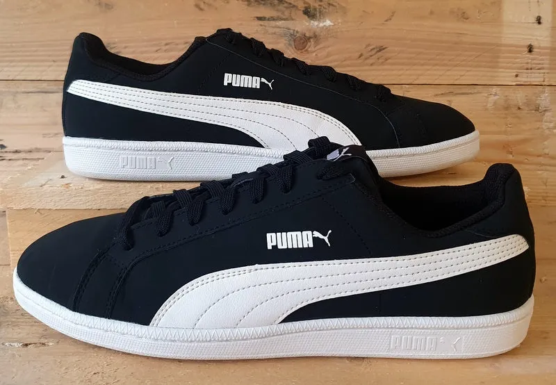Puma Smash Buck Low Leather Trainers UK10/US11/EU44.5 356753 02 Black/White