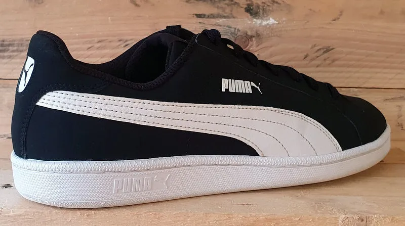 Puma Smash Buck Low Leather Trainers UK10/US11/EU44.5 356753 02 Black/White