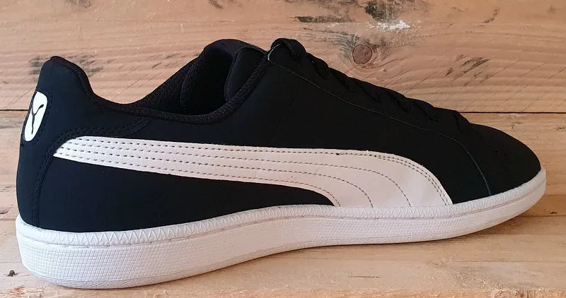 Puma Smash Buck Low Leather Trainers UK10/US11/EU44.5 356753 02 Black/White