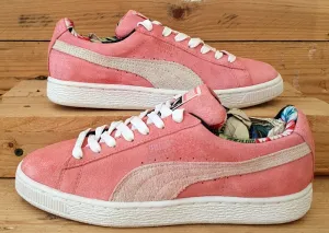 Puma Suede Classic Low Trainers 357626 04 Pink Floral/White UK4/US6.5/EU37