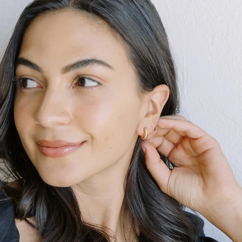 Rosa Ribbed Hoops
